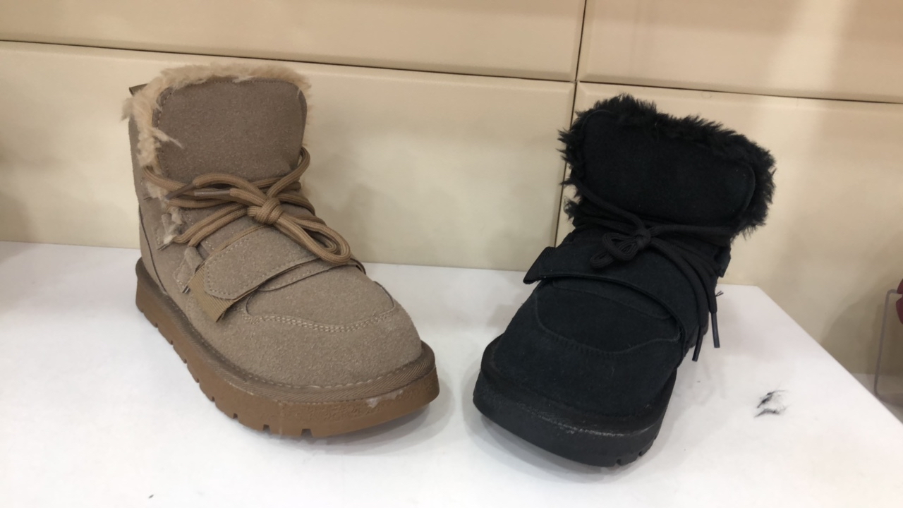 女款雪地靴冬季保暖加绒棉鞋靴子