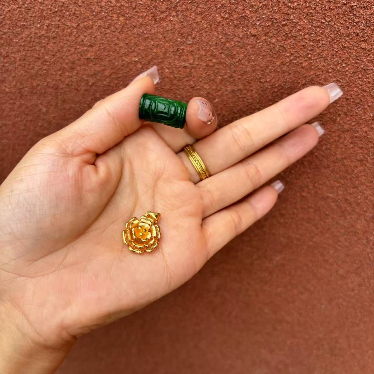 343花朵吊坠 玛瑙珠多样发一