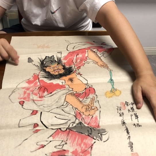 书法陶君老师人物画