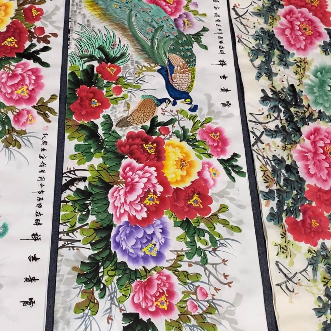 国画尺寸180✖️70小六尺手绘画