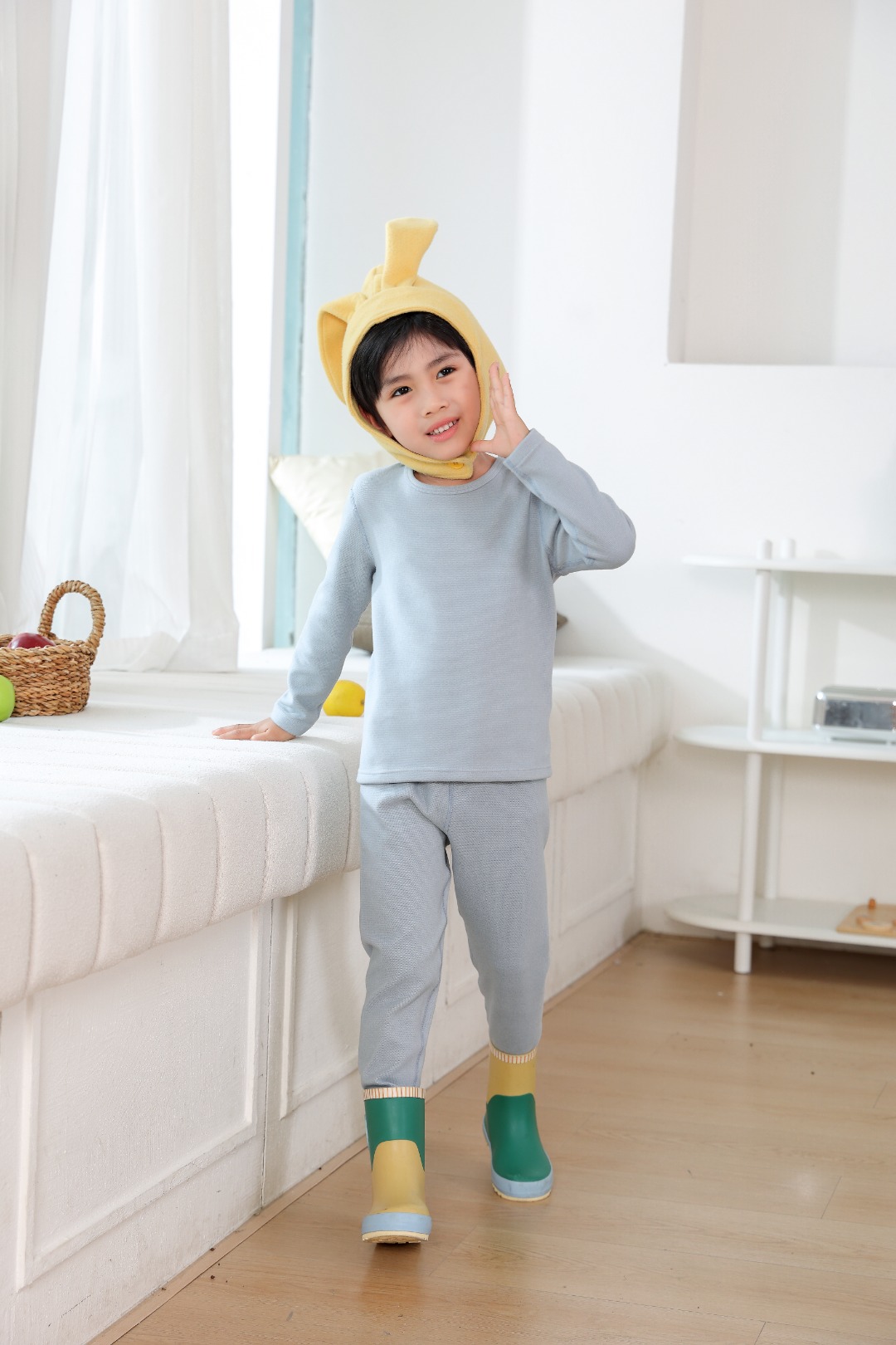 2450妈咪印象男童德绒保暖套装
