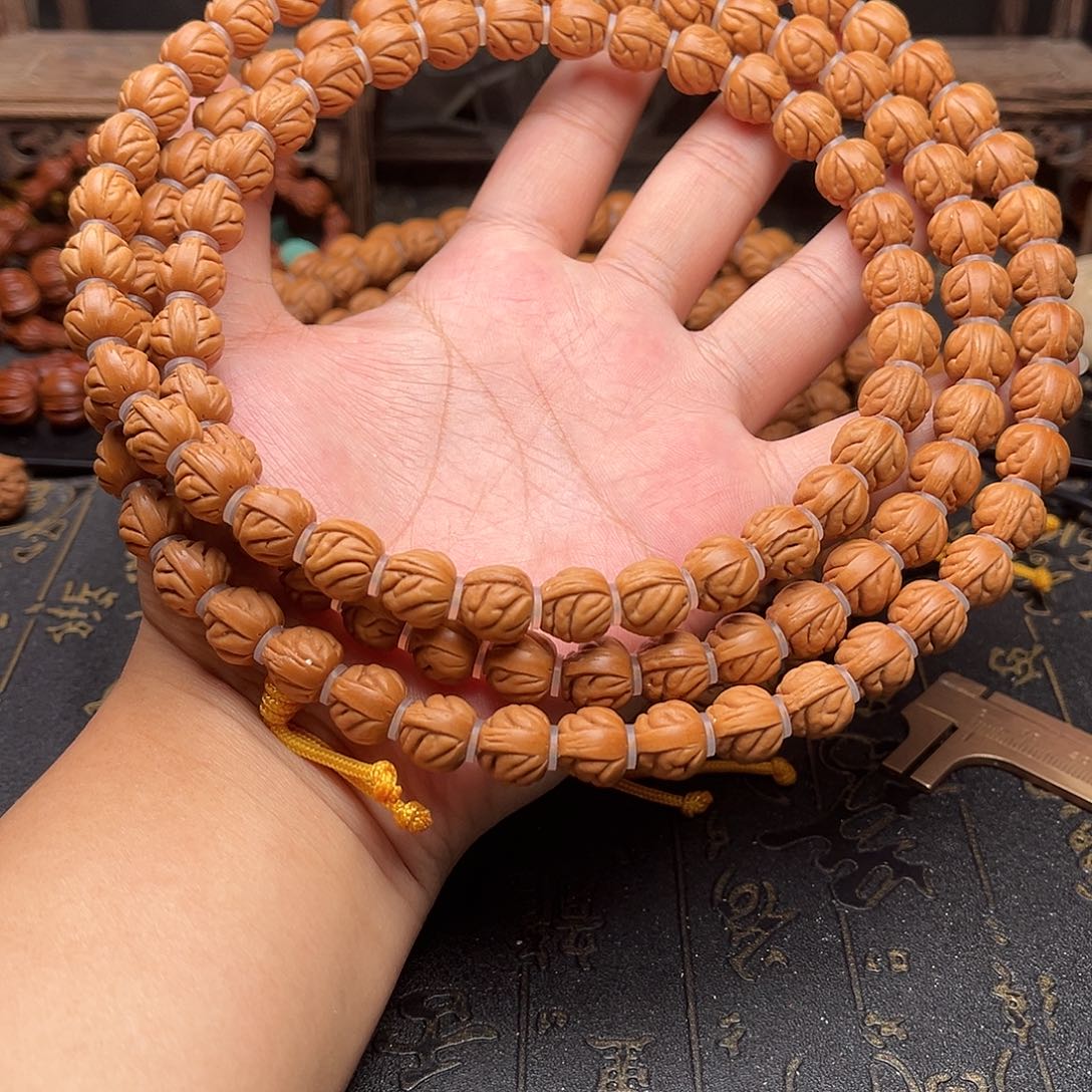 桃核吊坠大肠薄挂