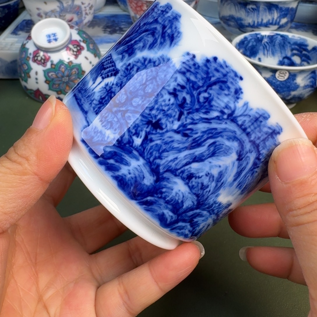 陶景德镇纯手绘茶具圆圆210