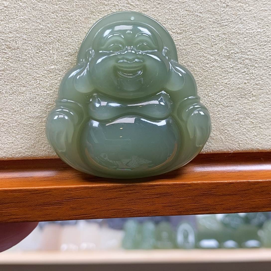 和田玉颈饰未镶嵌卡45