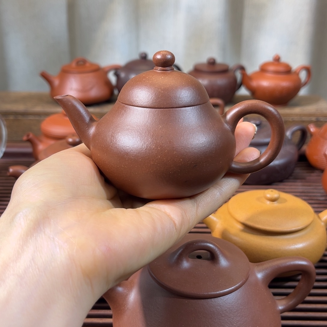 紫***砂紫砂茶壶梨130cc精品