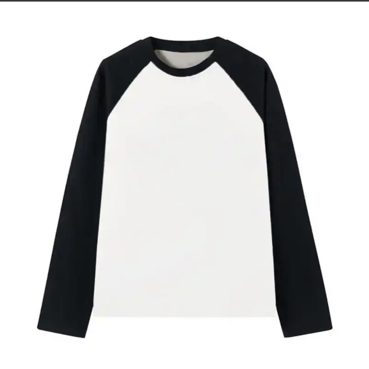 【鸡仔推荐】男女同款两色圆领打底衫P241