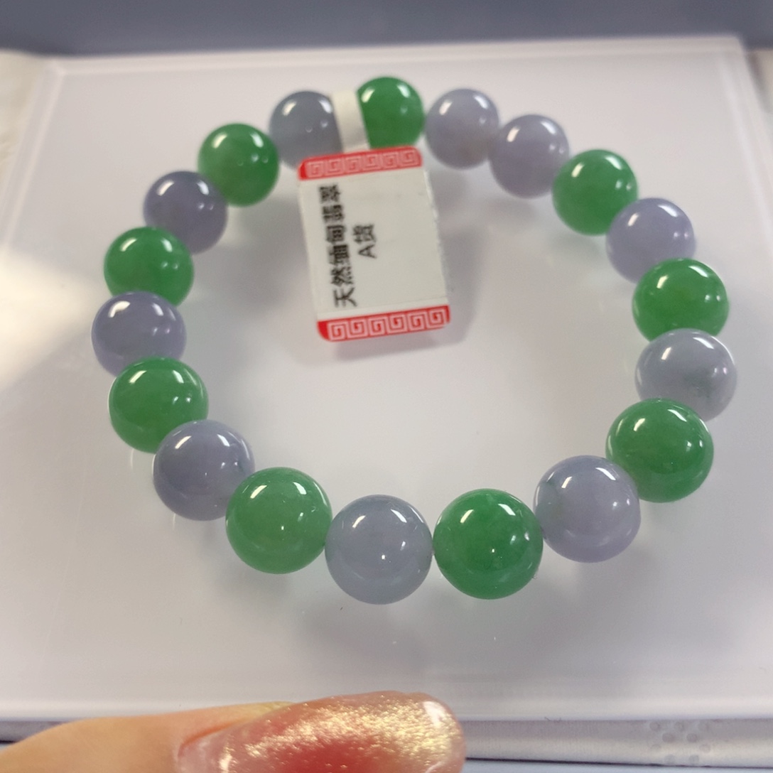 翡翠未镶嵌颈饰手串