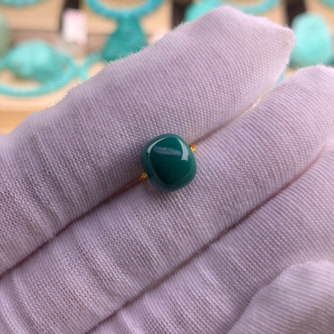 绿松石珠宝奇石未镶嵌9.5-8.2