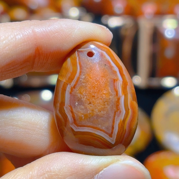 玛瑙/玉髓吊坠(不含链)未镶嵌