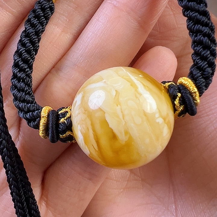 蜜蜡颈饰未镶嵌蜜蜡