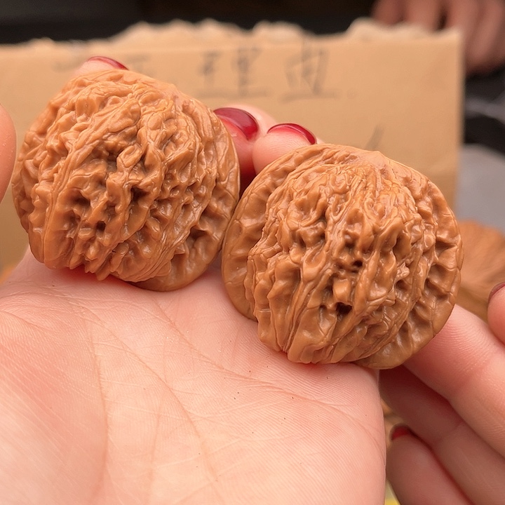 文玩核桃把件四座楼43修