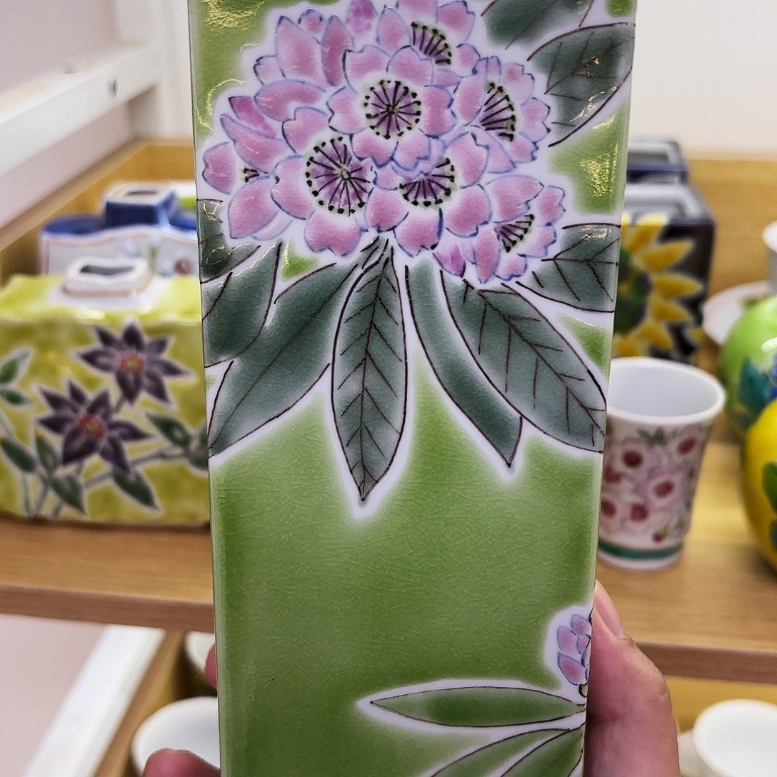瓷川田稔 绝版花器 