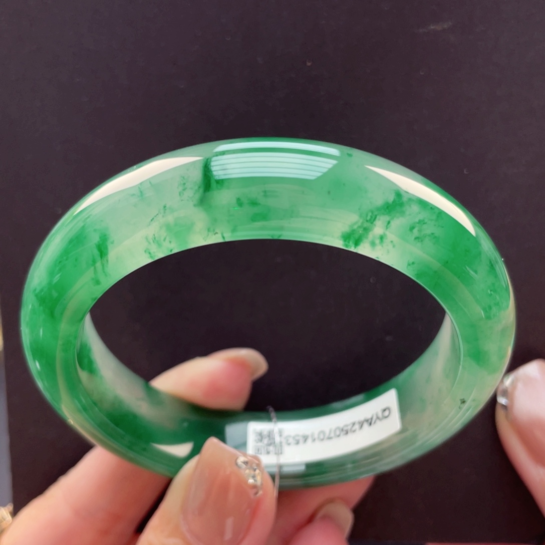 艳***石英质玉手镯未镶嵌54-55