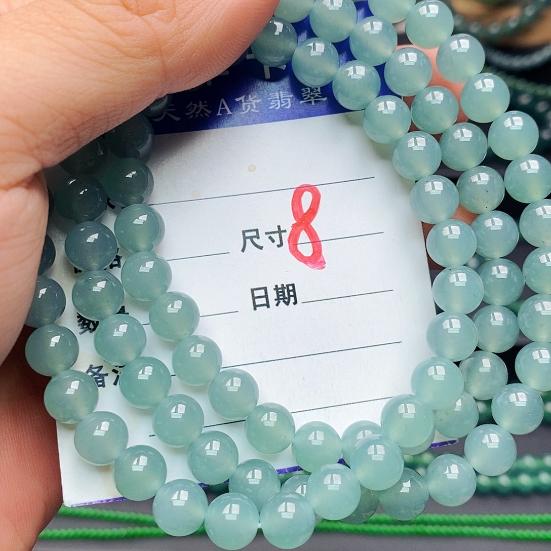 翡翠未镶嵌手链翡翠