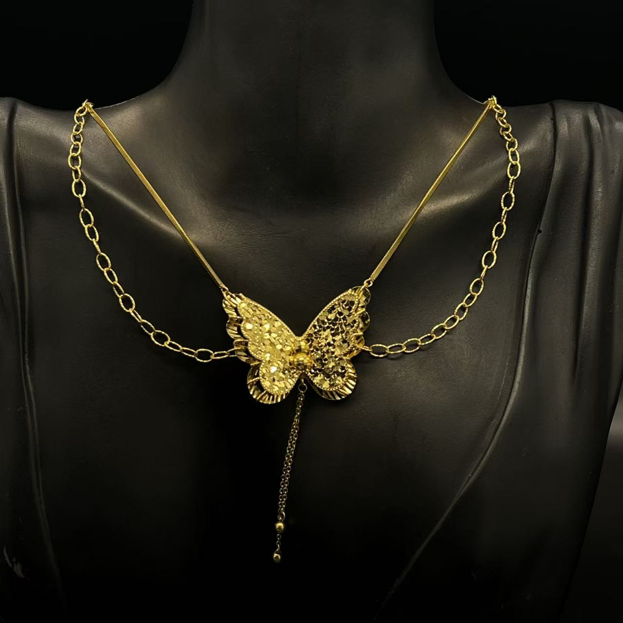 B播 20.18g足金999项链 e新疆特色黄金轻奢