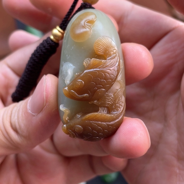 和田玉吊坠(不含链)未镶嵌