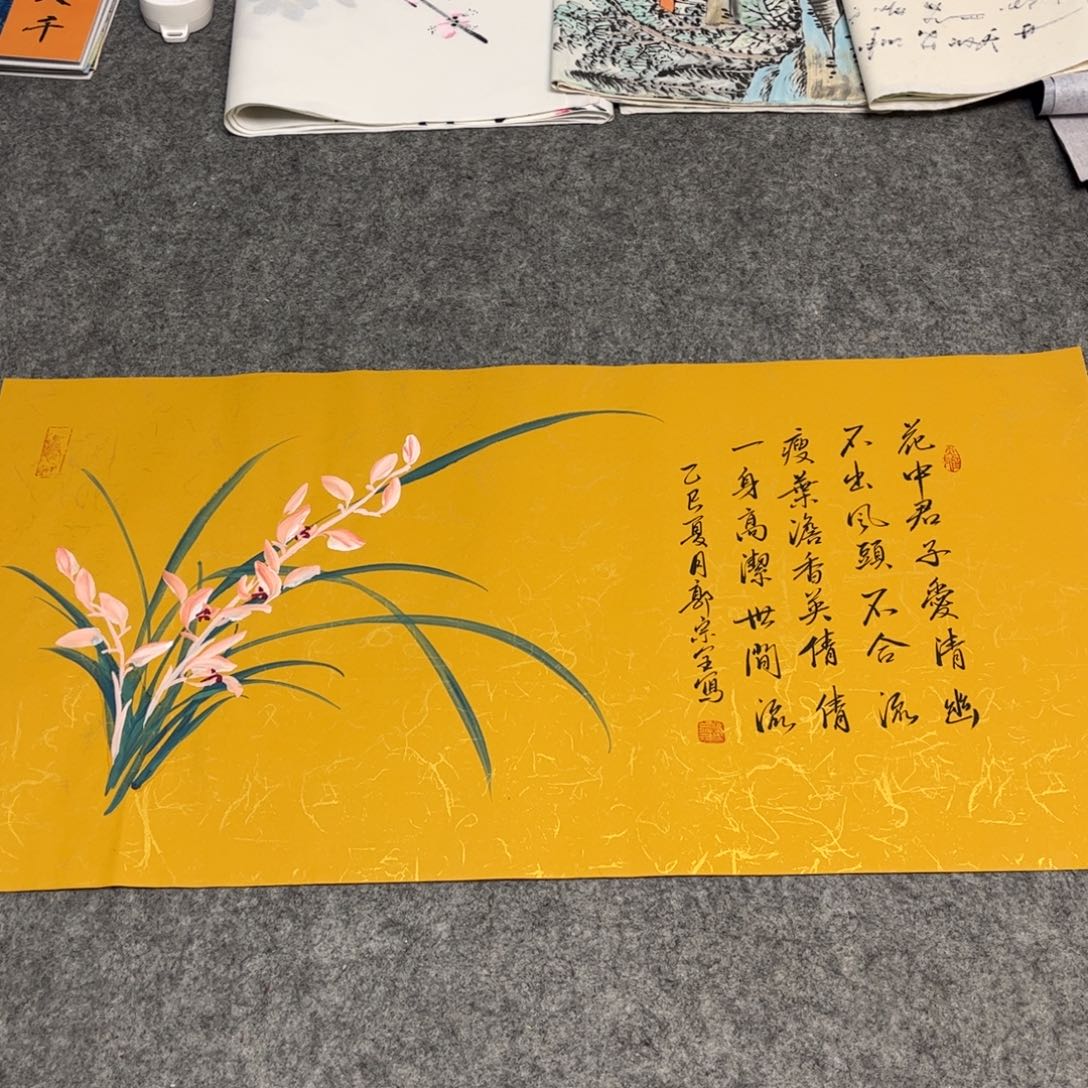 国画12.10纯手绘无边框作品