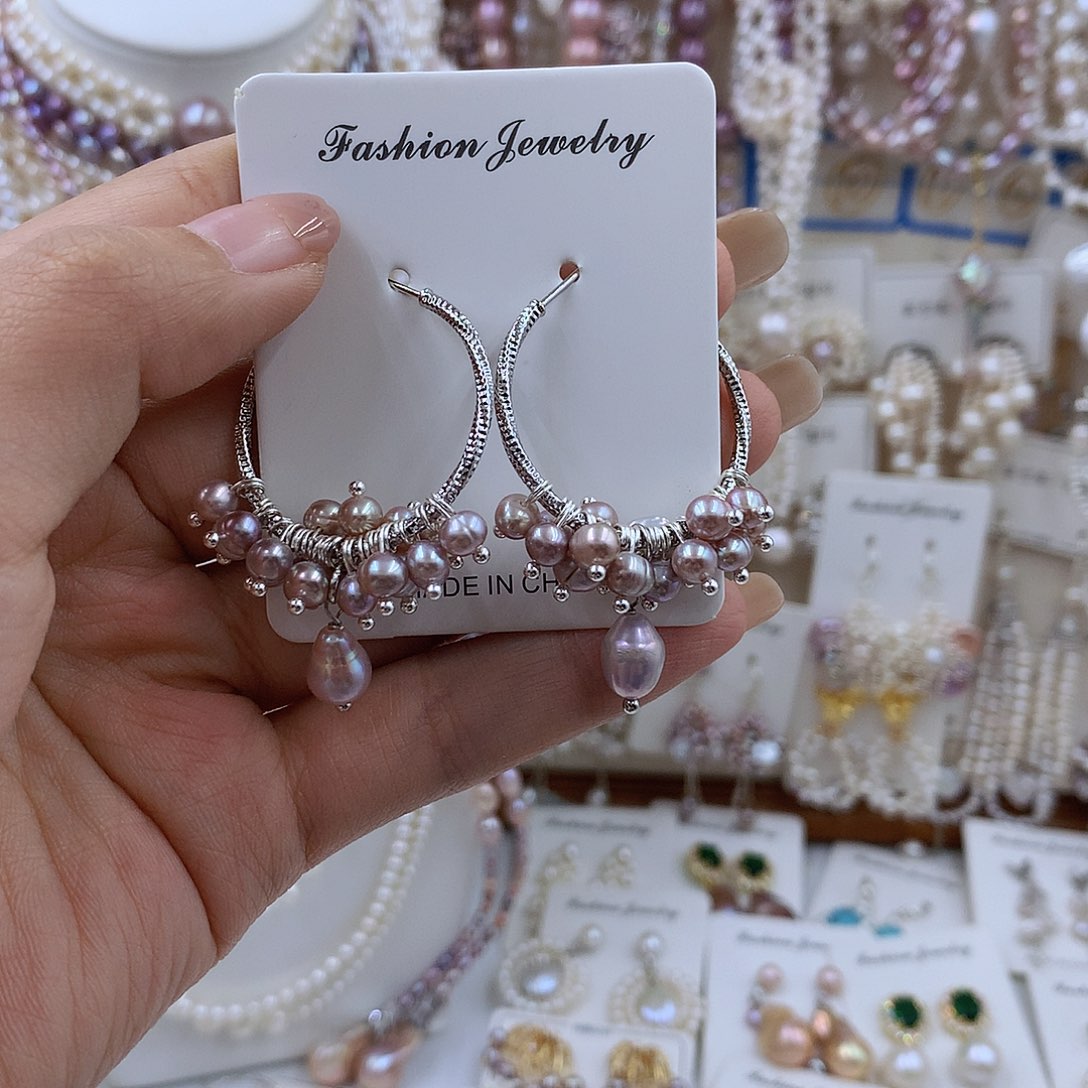 项链银S925镶嵌淡水珍珠