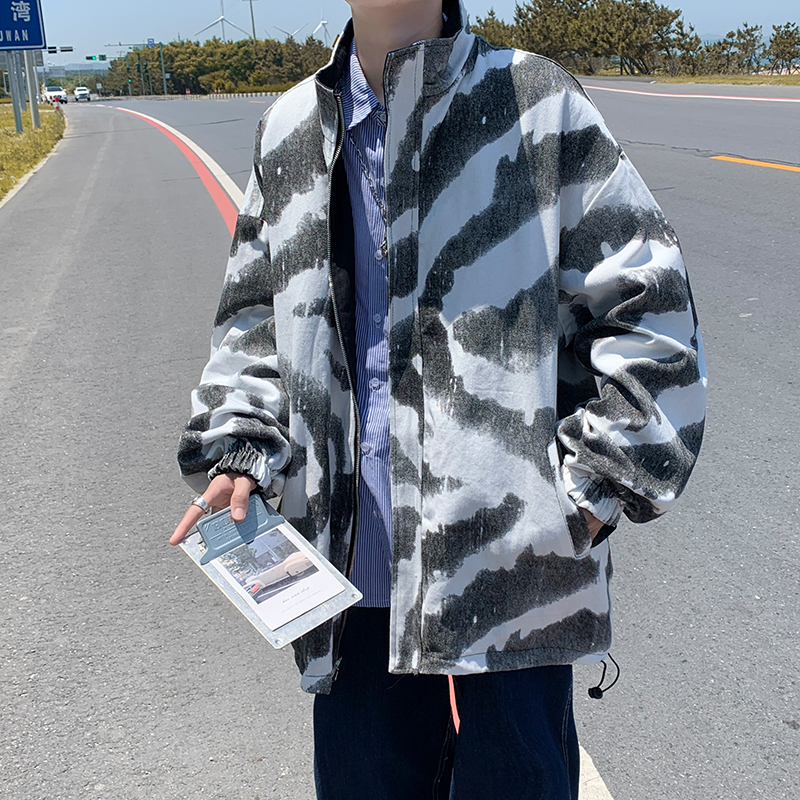 8837双面穿外套男女韩版潮流春秋季帅气夹克港风ins上衣高街