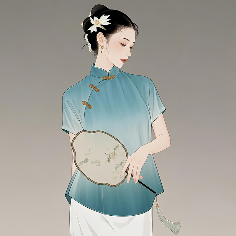 【2099-2999扣号链接】桑蚕丝宋锦马甲