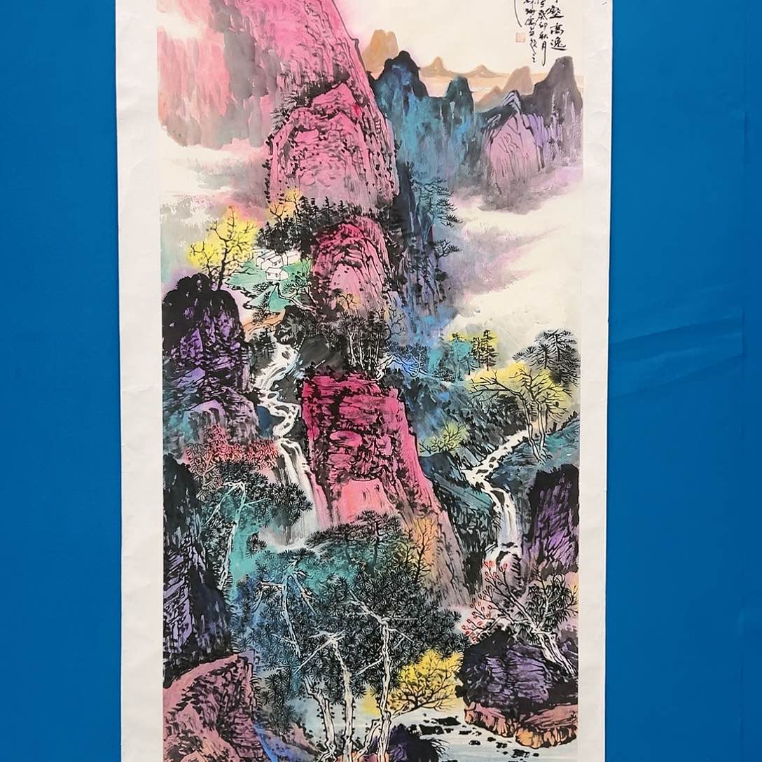 国画苏珊展览原作