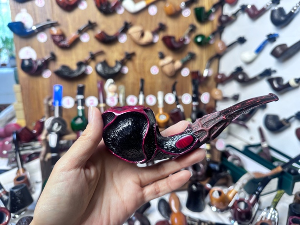 石楠木烟斗花朵安妮朱莉