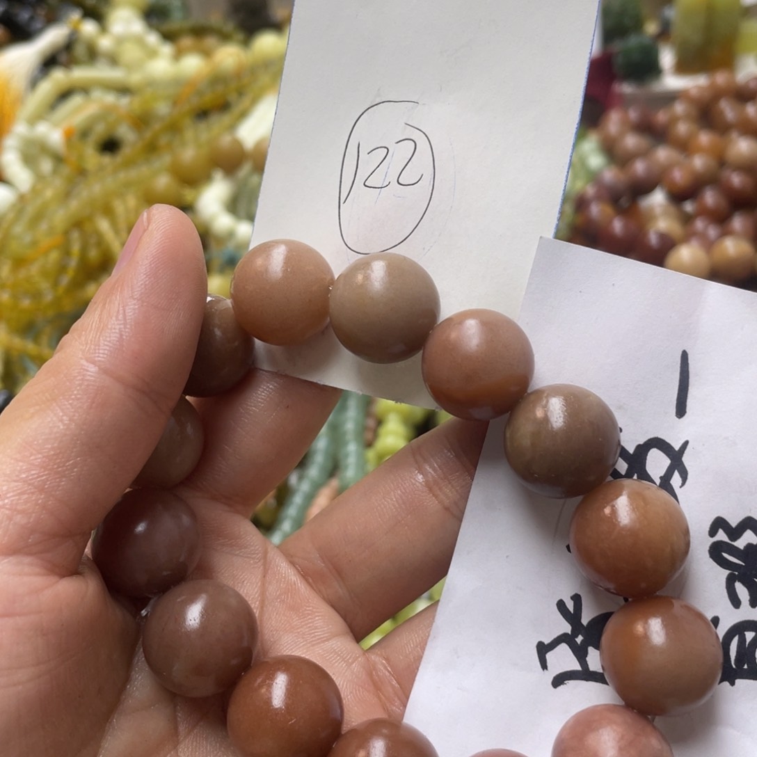 蛇纹石玉手链未镶嵌