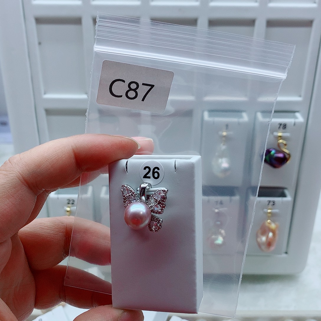 吊坠(不含链)淡水珍珠合金