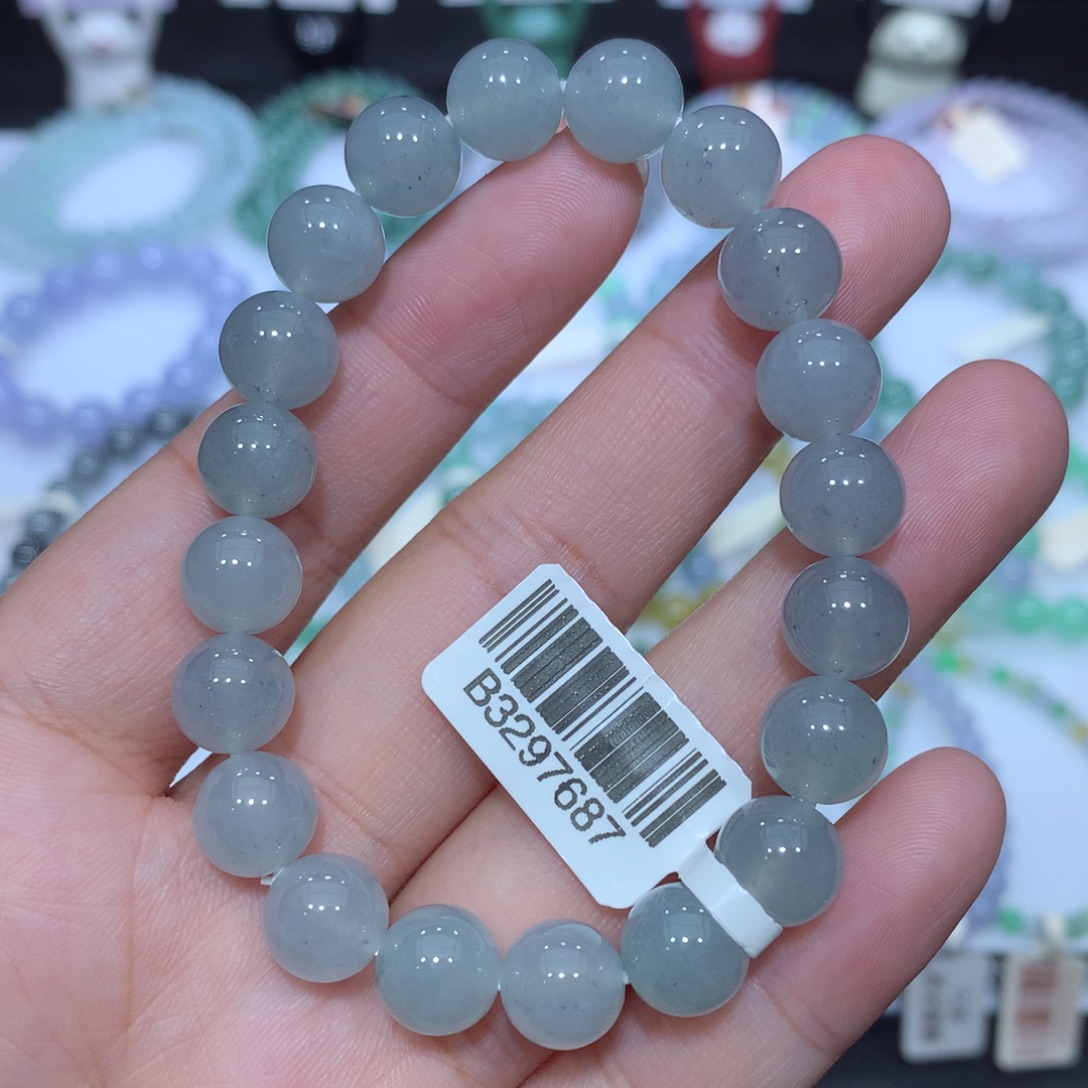 翡翠未镶嵌手串天然