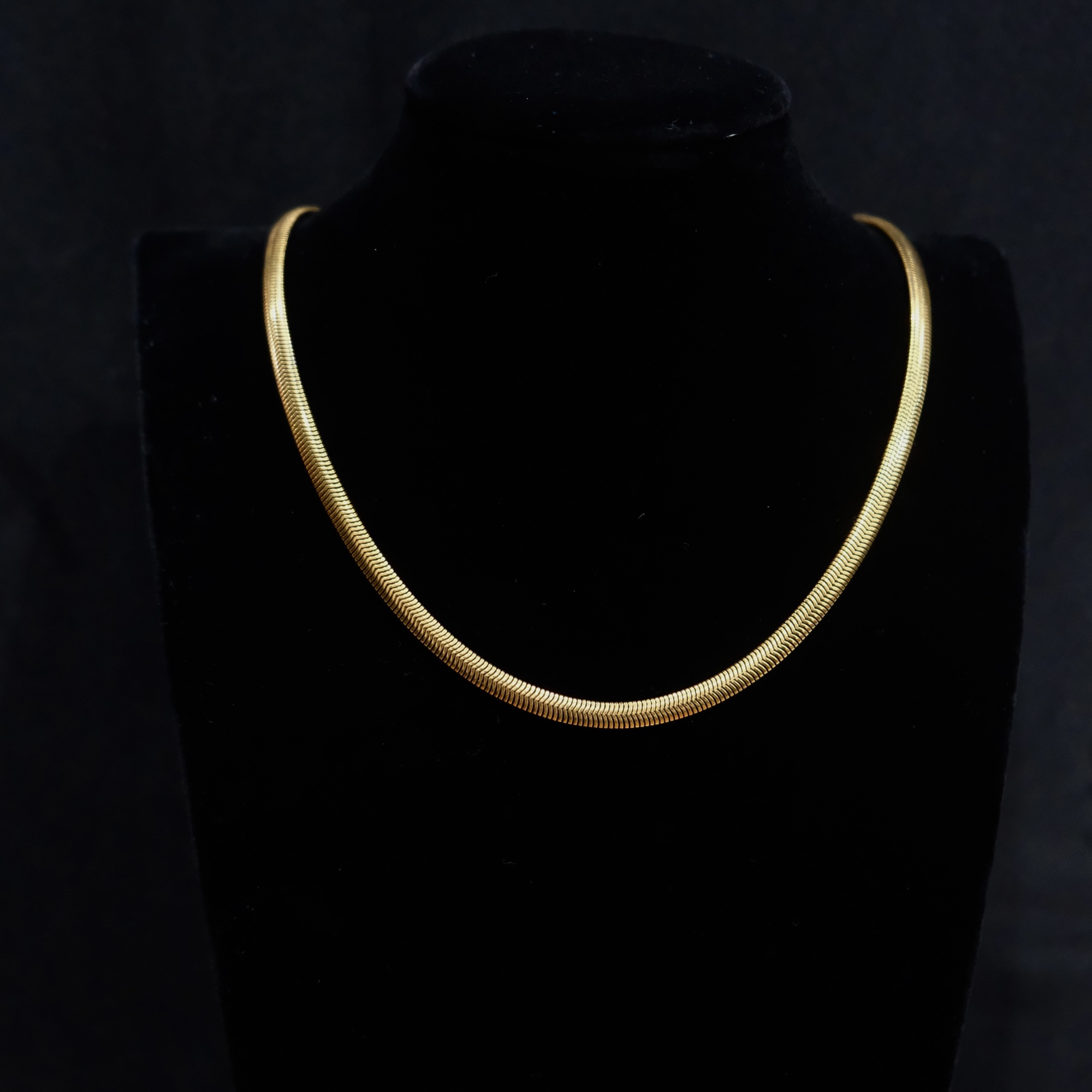 【足金999蛇骨项链】黑金项链#精品黑金工艺#轻奢时尚百搭复古