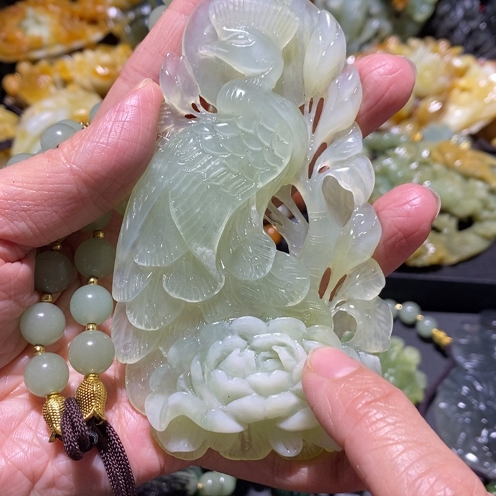 岫玉岫玉吊坠未镶嵌