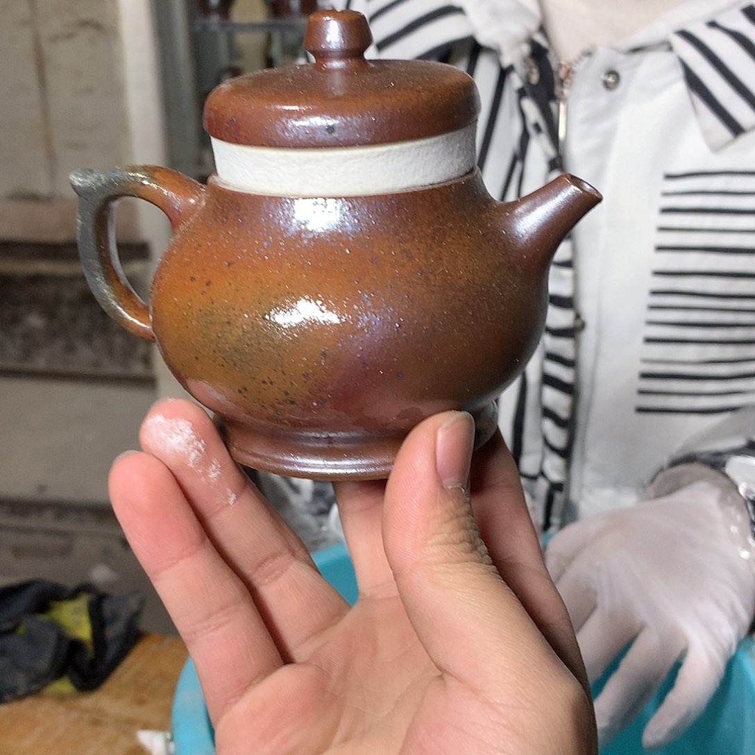 紫砂柴烧纯自然柴烧