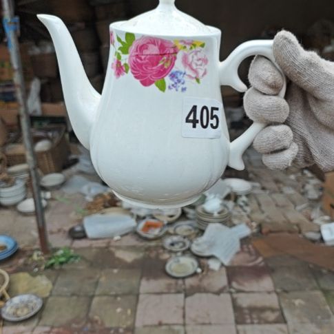 库存瓷片多孔茶壶