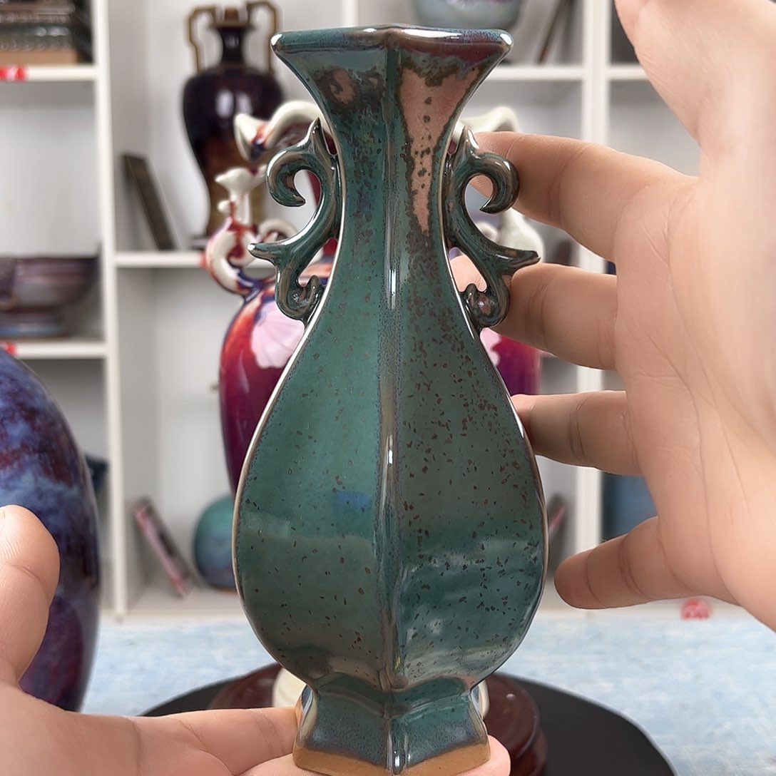 瓷片摆件……花器……，