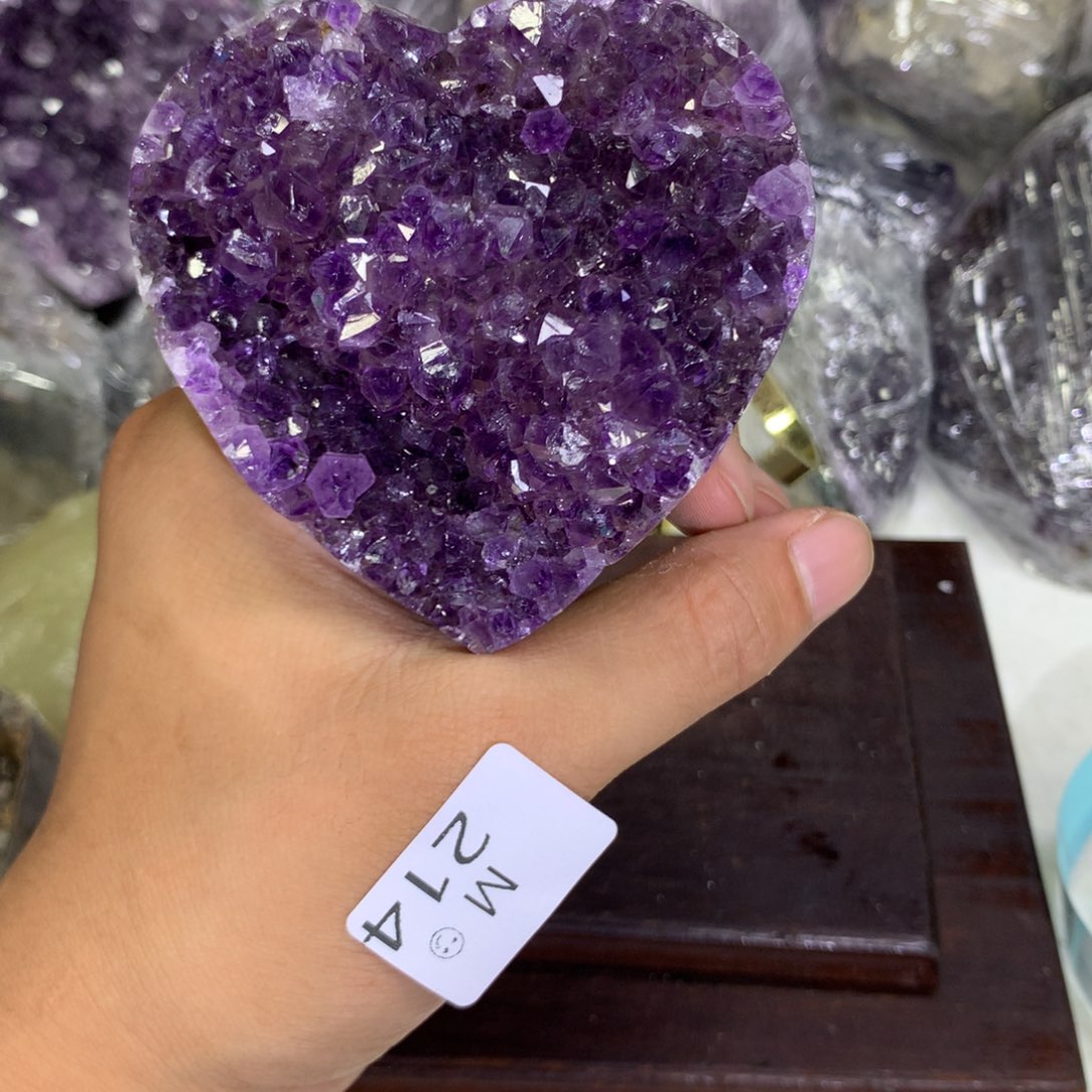 紫晶摆件未镶嵌水晶