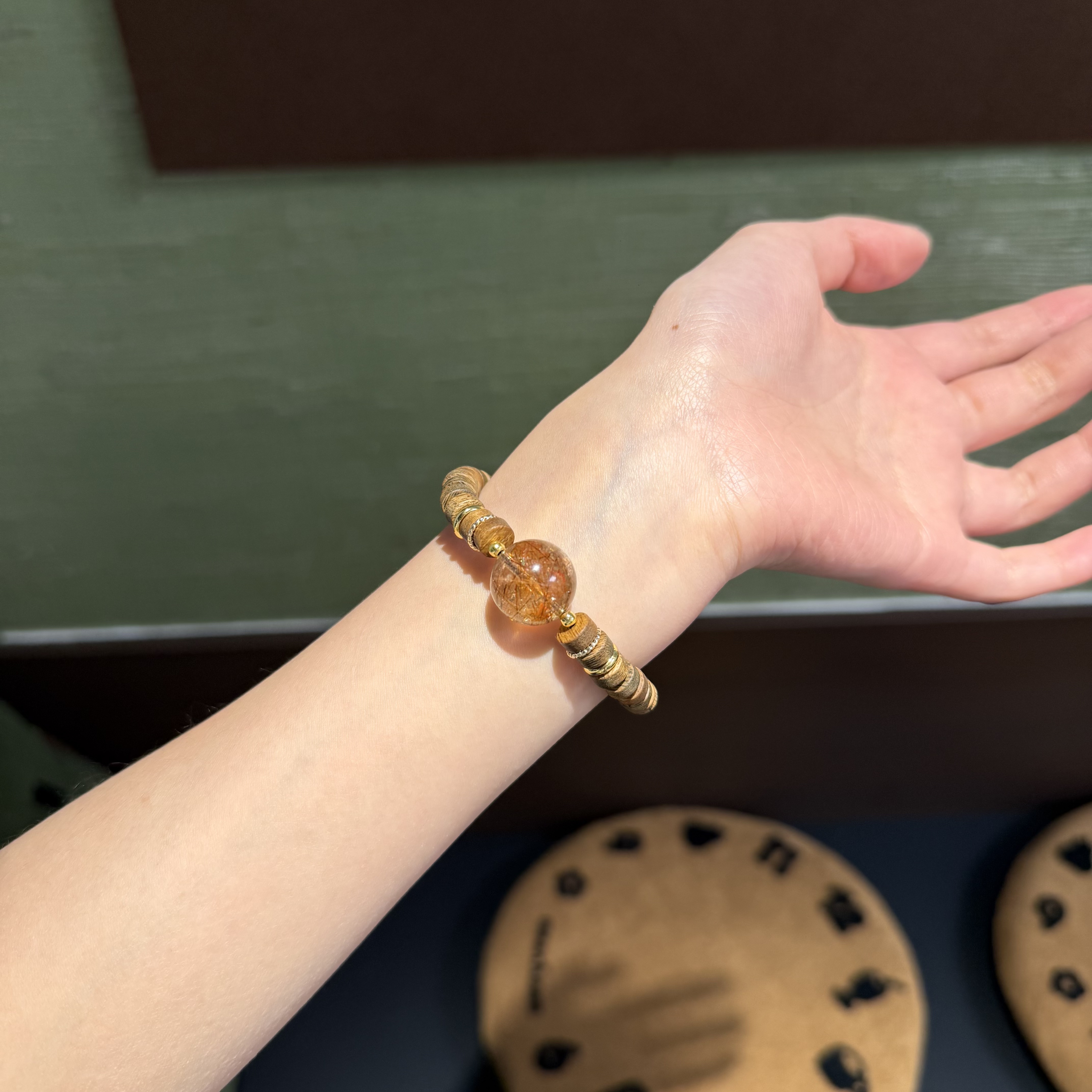 M*铜丝木*天然黑金超香香手串 多样性发其一