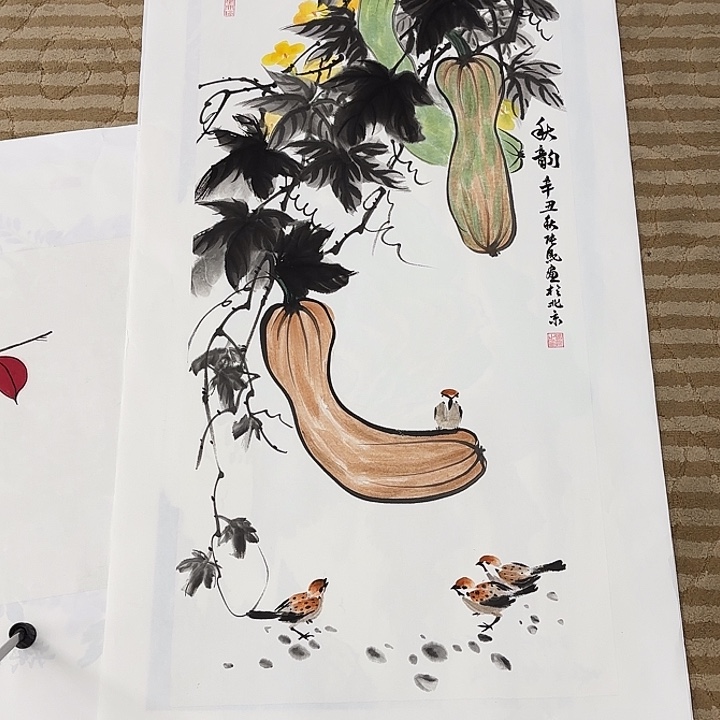 国画花鸟的翅膀和翅膀100.50