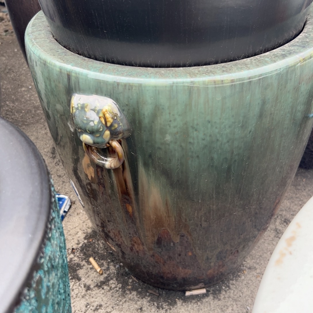 陶摆件直径42厘米加高款单缸一个