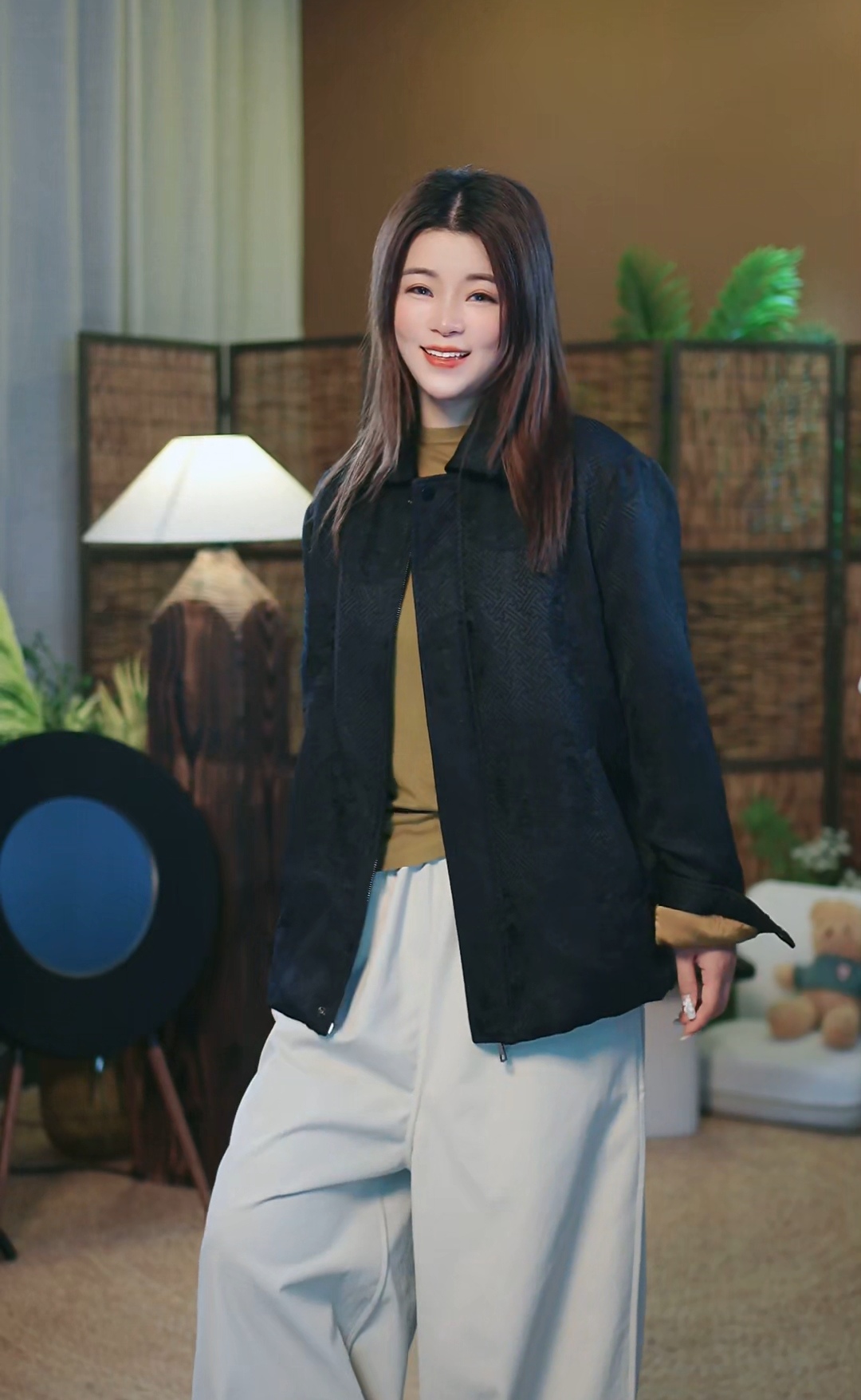 杯子家《男士夹克真丝棉袄》秋冬保暖加厚大气时尚翻领拉链外套