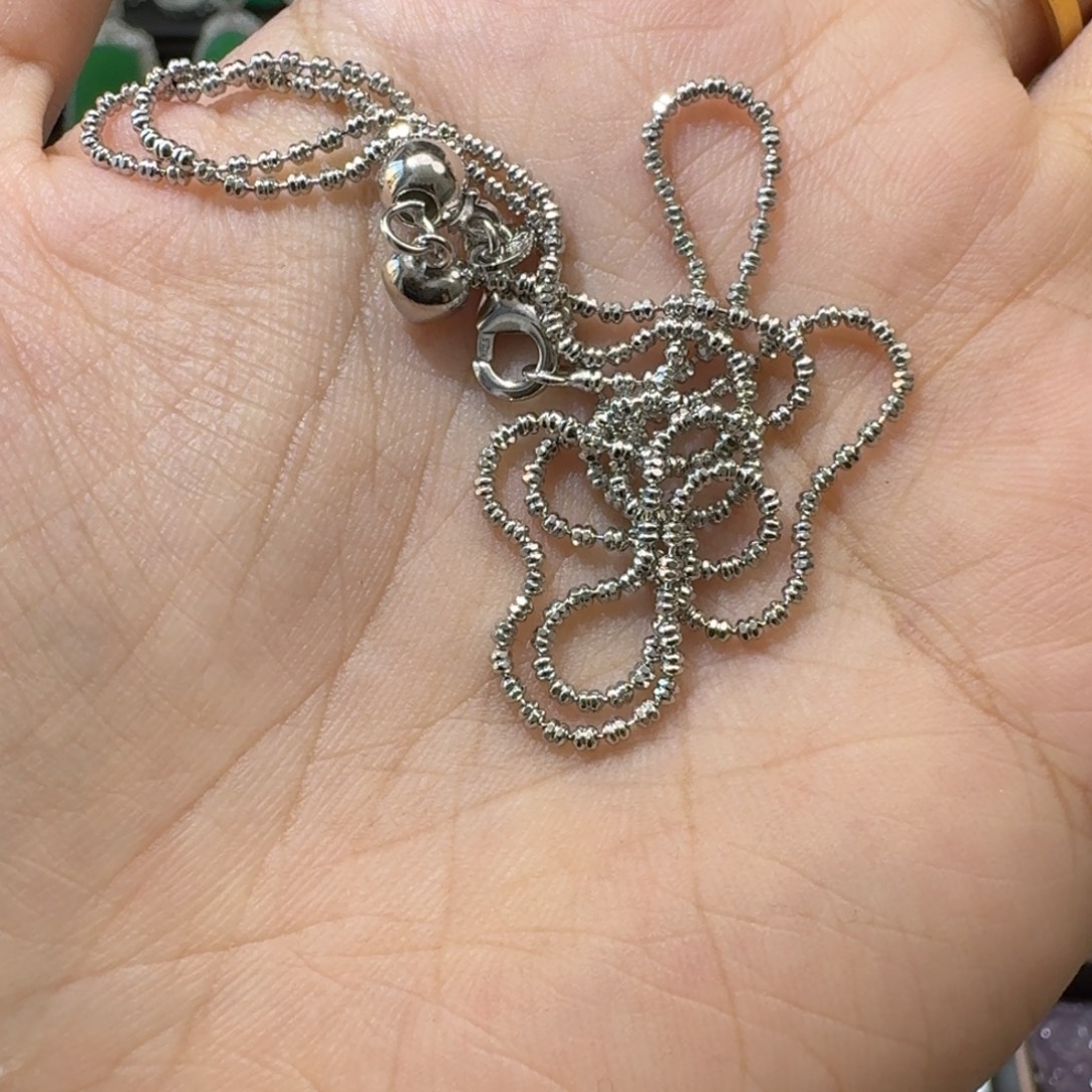 L***.石英质玉银S925镶嵌颈饰