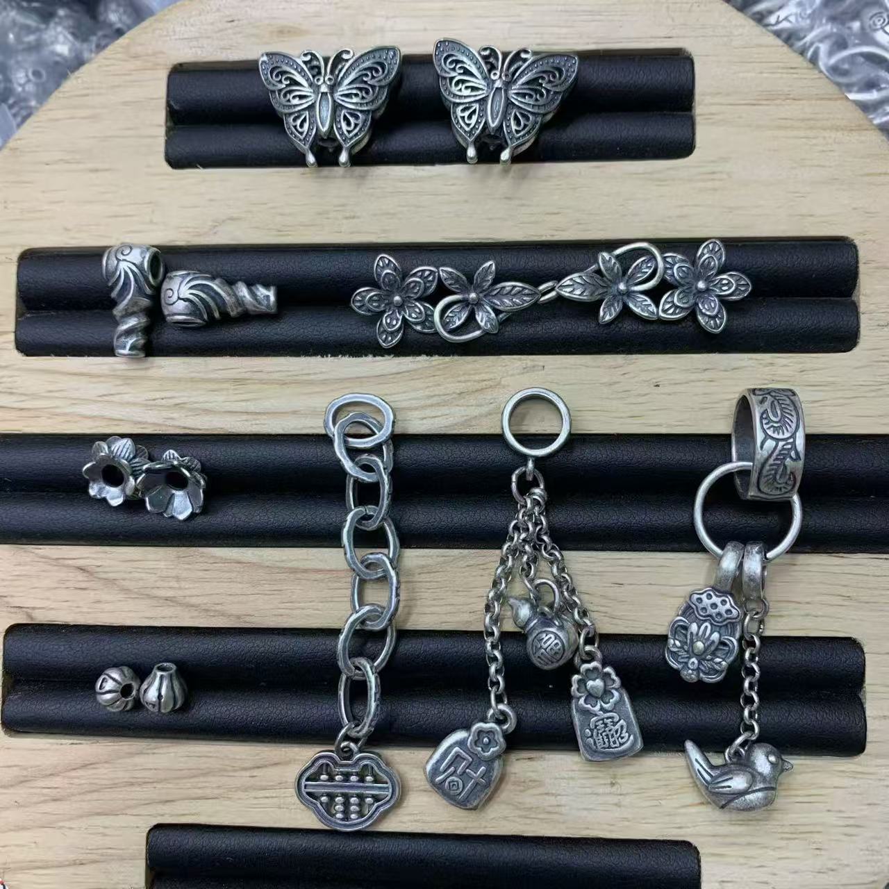 37银 三七银 老银 DIY配饰 手工配件配饰多样性发货（直播间为准）