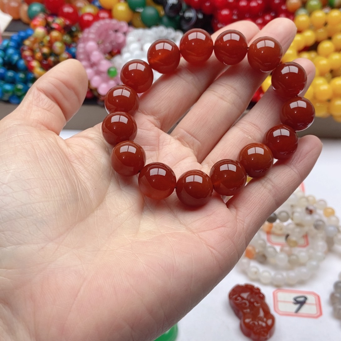 【闪购商品】玛瑙/玉髓手链未镶嵌哈*