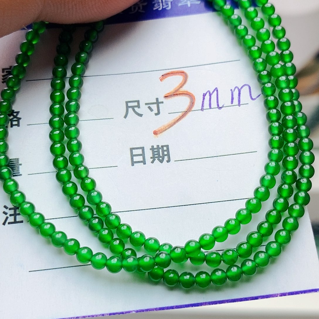 手串翡翠未镶嵌翡翠