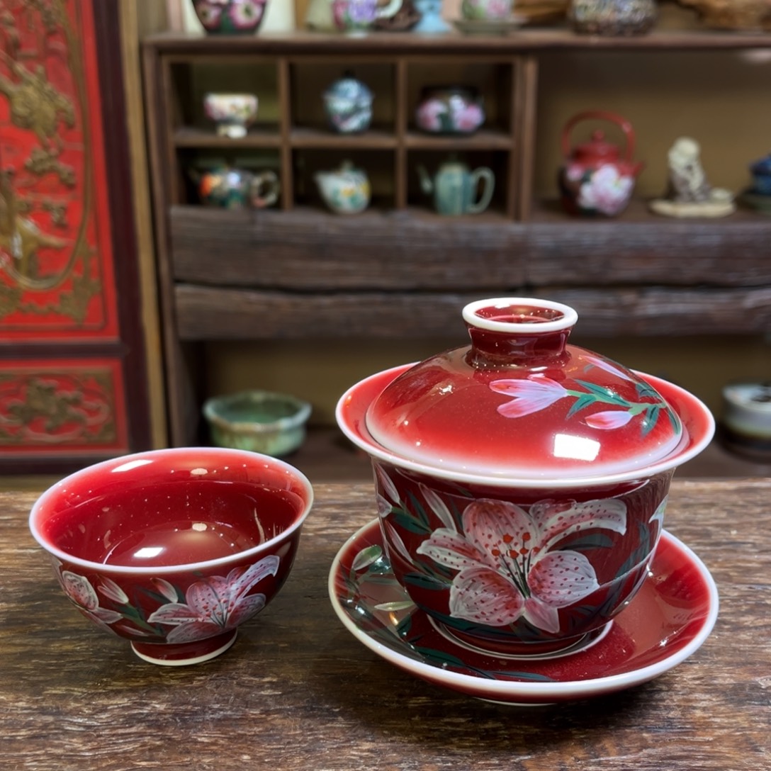 绿***翁景德镇纯手工手绘陶瓷