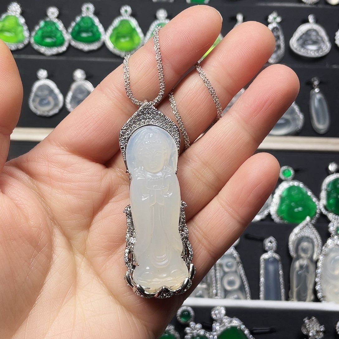 玛瑙/玉髓颈饰合金
