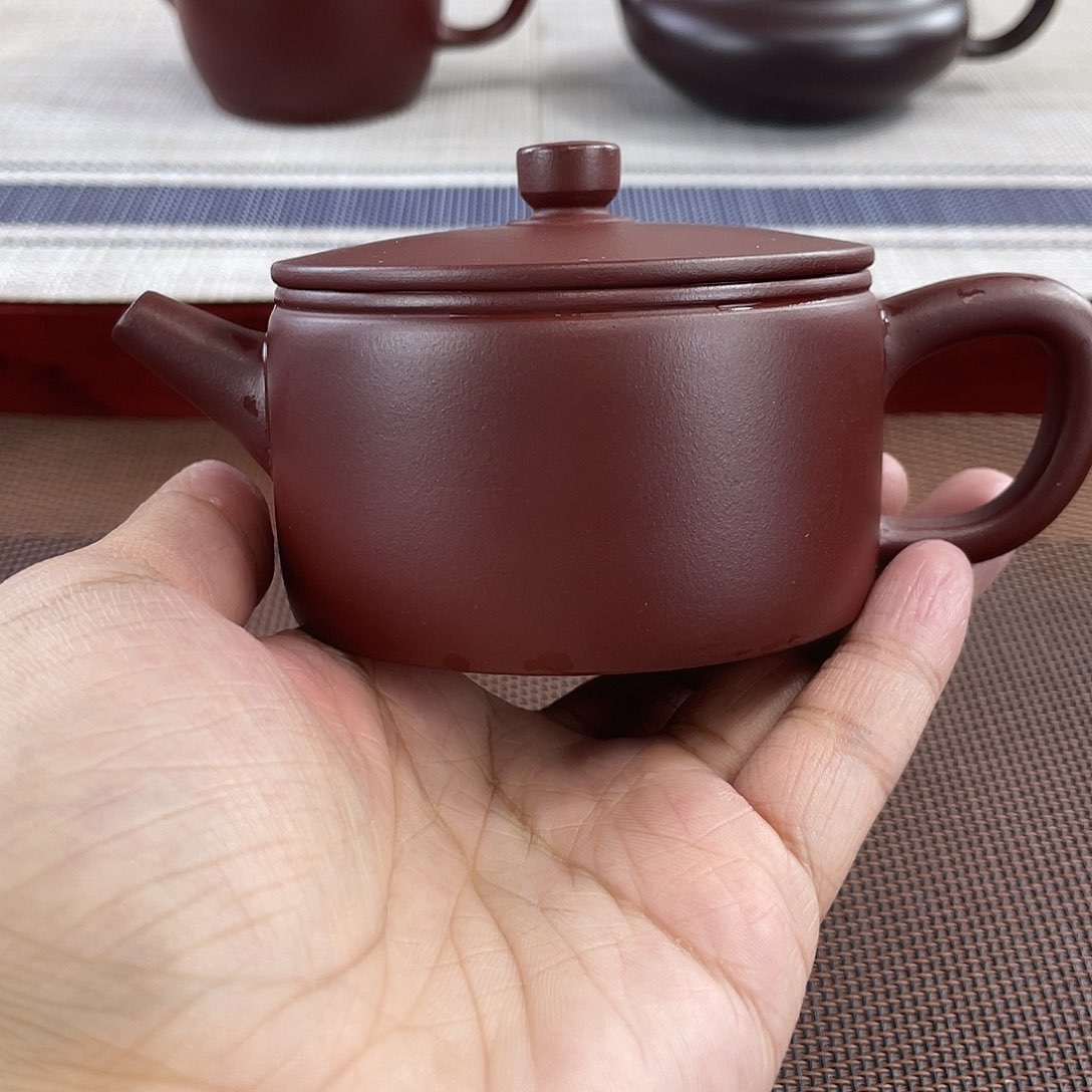 紫泥壶原矿龙血砂汉瓦器型