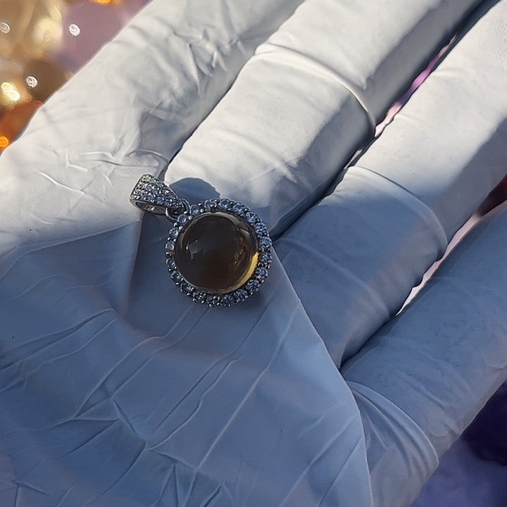 国***未镶嵌水晶吊坠(不含链)