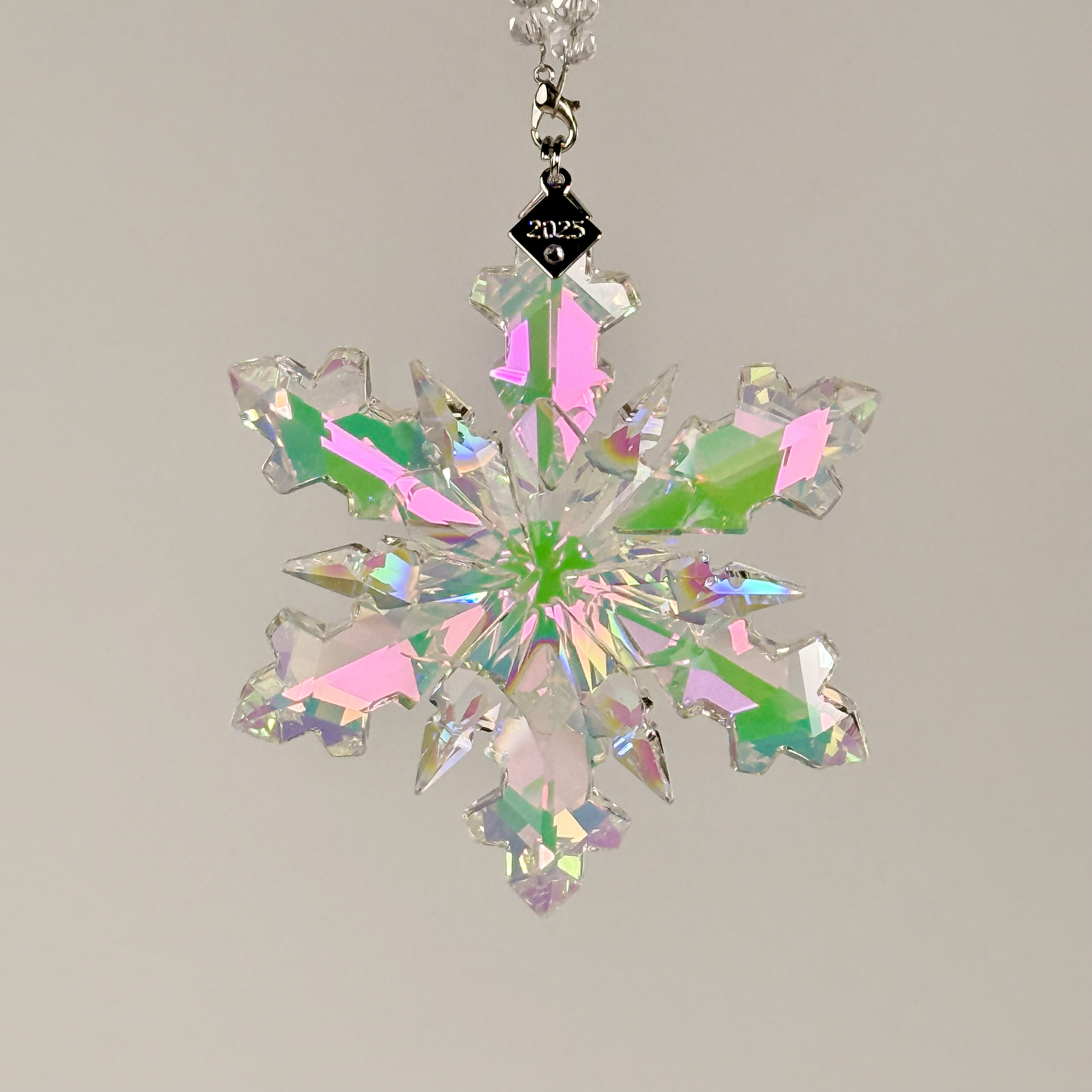 冰雪奇缘车载雪花水晶花太阳捕手挂件桌面情侣礼物摆件