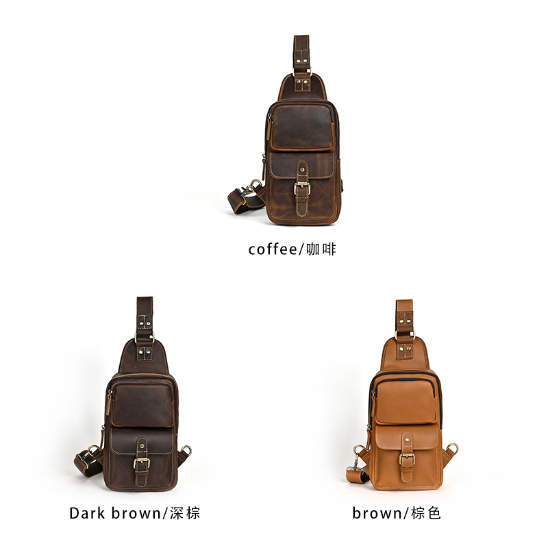 复古男士头层牛皮背包真皮多功能包包