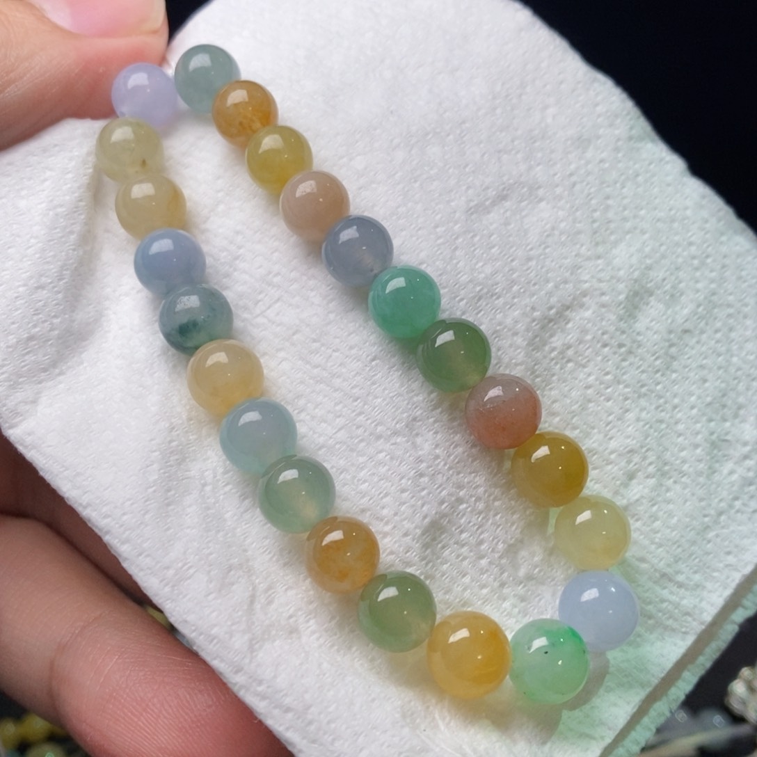 定制翡翠未镶嵌蓝**—多宝